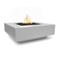 The Outdoor Plus Cabo 48" Natural Grey Flame Sense System Square Fire Pit with Push Button Spark Igniter, Natural Gas (OPT-CBSQ48FSEN-NGY-NG)